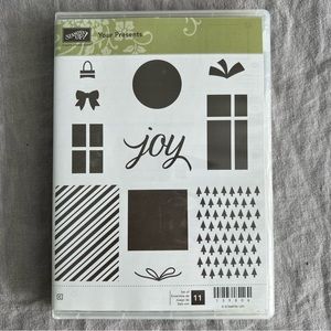 NWOT Stampin’ Up! Your Presents Clear Mount Stamp Set